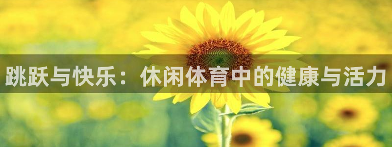 红蓝体育苹果下载：跳跃与快乐：休闲体育中的健康与活力